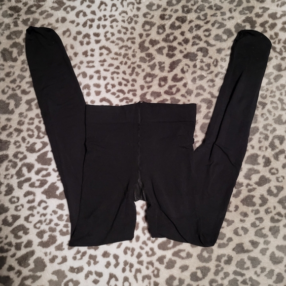 NWOT Black Stockings Tights Stretchy Socks Size S Small Stretch - Picture 5 of 5